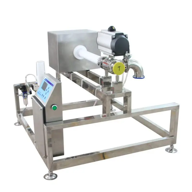 

Sauce pipeline type metal detector, juice jam liquid food conveying detection machine, high-precision detector