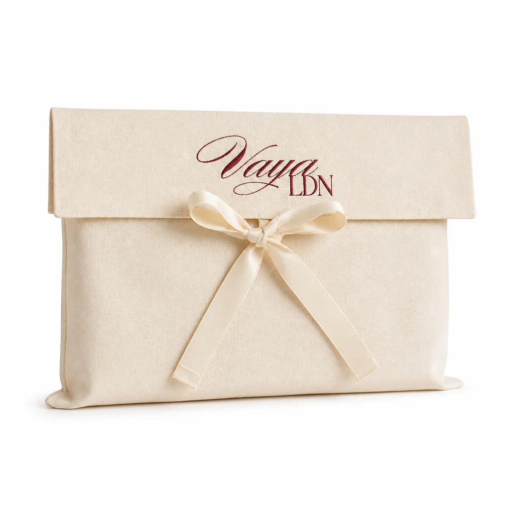 cotton envelope Gift Bags Custom Beauty Makeup Packaging Pouch Wallet Ties Belts Hair Accessories Handmade Craft Dust Sack
