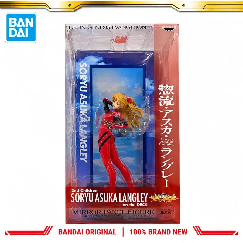 In Stock Bandai Original Banpresto Neon Genesis Evangelion Soryu Asuka Langrey Action Figure Model Doll Brand New Boxed Anime