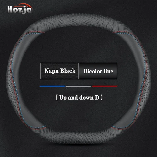 Imagen 2 del producto Protector de cuero para volante de coche, accesorios interiores antideslizantes para Chery Dashing 2023 2024 2025