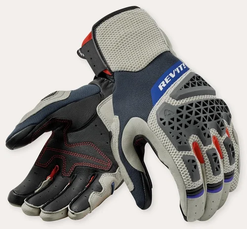 Revit Sand 5 guantes pantalla táctil cuero genuino malla textil calle motocicleta Motocross carreras Touring moto guantes deportivos
