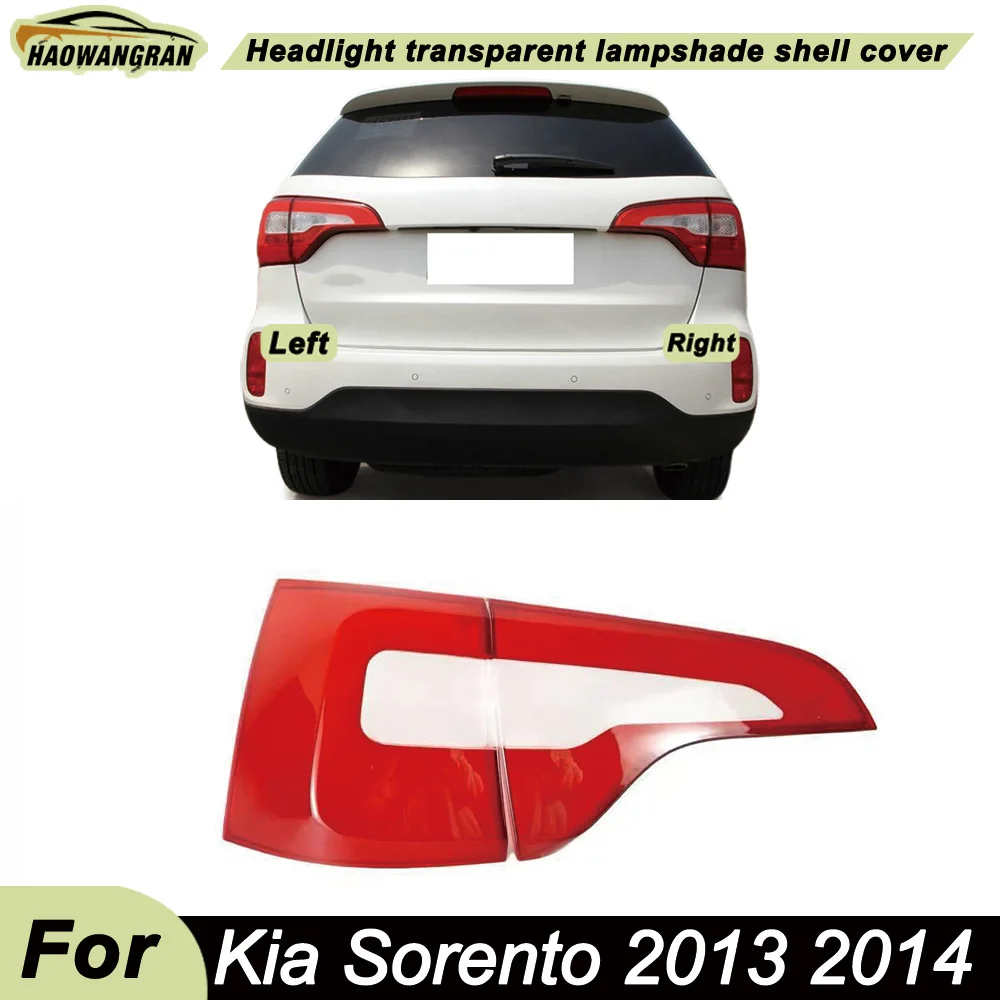 

Taillight Lens For Kia 2013 2014 Sorento Car Rear Taillight Shell Brake Lights Shell Taillight Lens Replace Auto Rear Lamp Shell