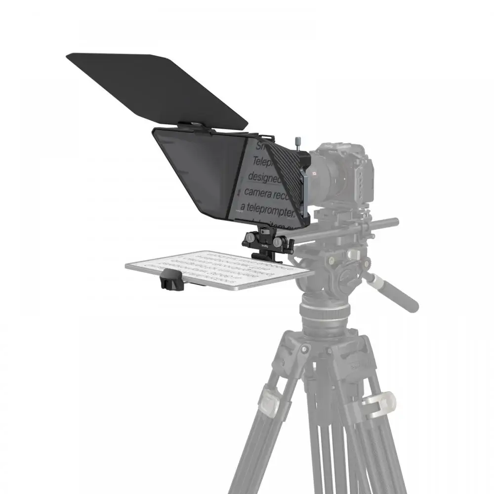 SmallRig 3646 Teleprompter المهنية مقابلة الملقن للكمبيوتر اللوحي Prompting لتسجيل الفيديو الذكي iPad