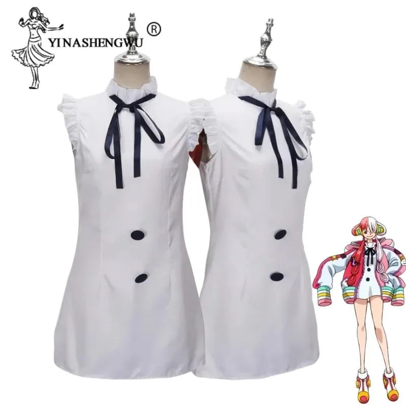 

DY20A Bear House Anime Halloween Cosplay Costume Film Red Uta Wig Headphone Jacket Coat Faip1p2t 2025 New25