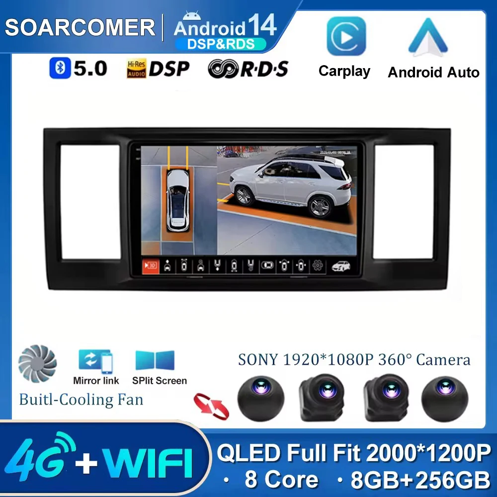 Android 14 For Volkswagen Caravelle 6 T6.1 T6 2015 - 2020 Car Radio Multimedia Player Navigation No 2Din 2 Din DVD