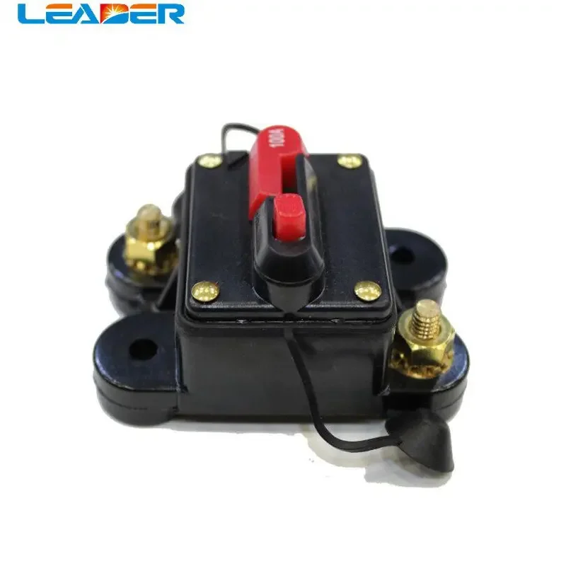 LEADER SOLAR 60A 80A 100A 150A 200A 250A 300A Car Audio Amplifier Circuit Breaker Fuse Holder AGU Style Stereo Amplifier Refit