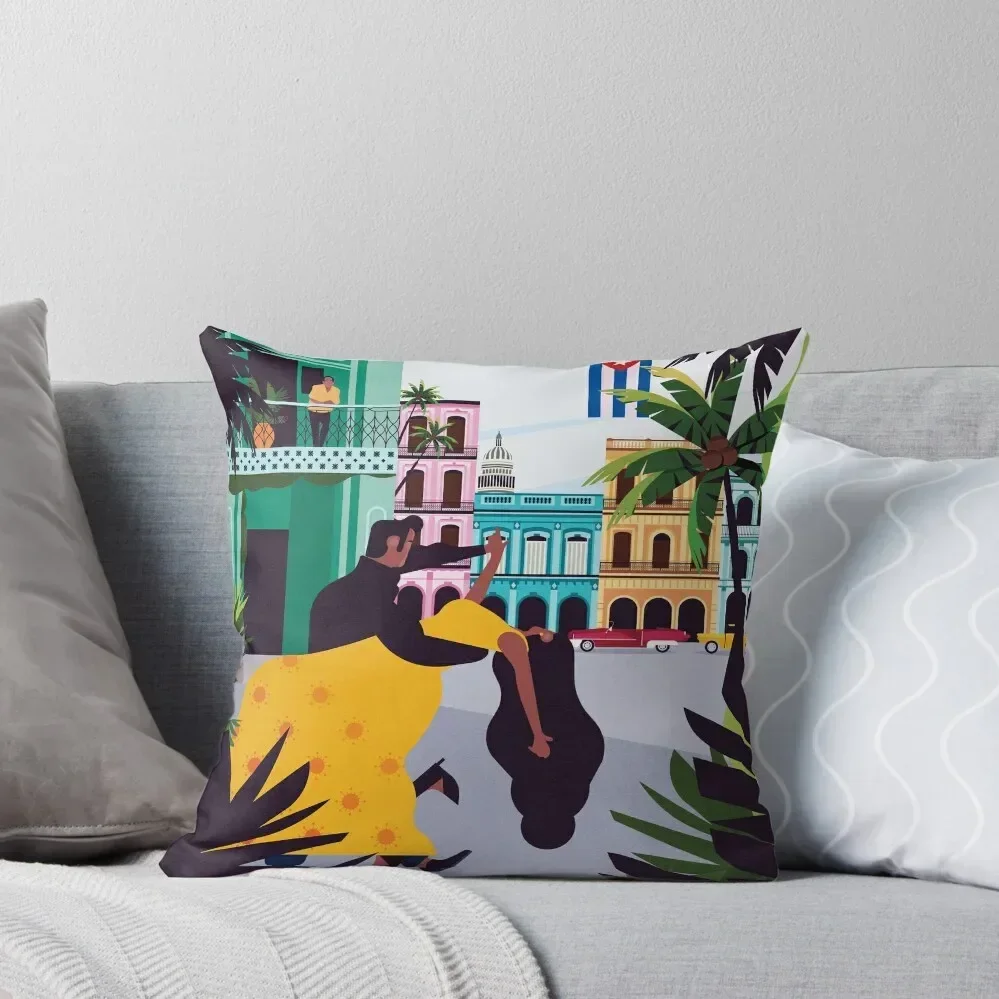 Havana ft. Salsa Dancers Throw Pillow Pillow Case Christmas Pillowcase Cushion Plaid Sofa pillow