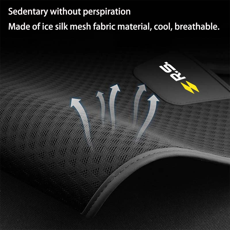 Car Seat Cover Pad Anti-slip Ice Silk Chair Cushion Protector Mat For Renault RS Line Clio Scenic Logan Megane Koleos Sandero