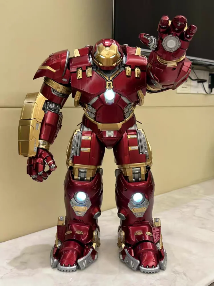 Original Fondjoy Toys Marvel Legends Iron Man Action Figure Mark Hulkooster Hulkbuster Armor 1/7 Assembly Custom Model Toys Gift