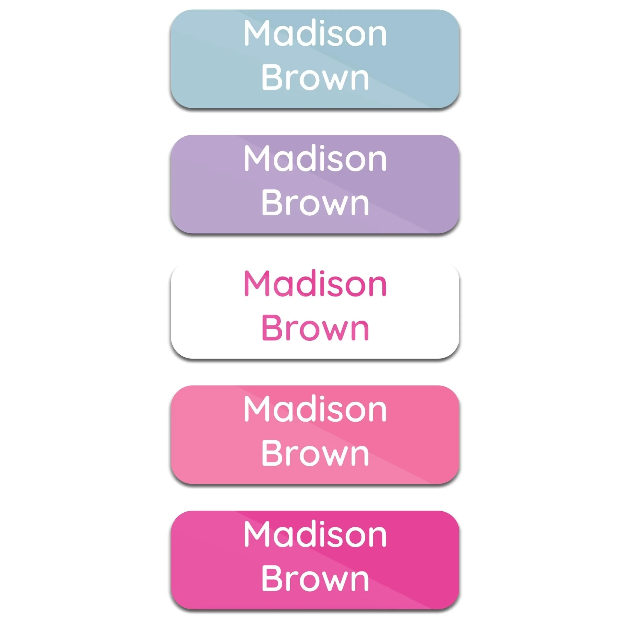 

Custom Waterproof Name Labels 120-Pack PVC Stickers for Clothes, Bottles, Backpacks & School Supplies