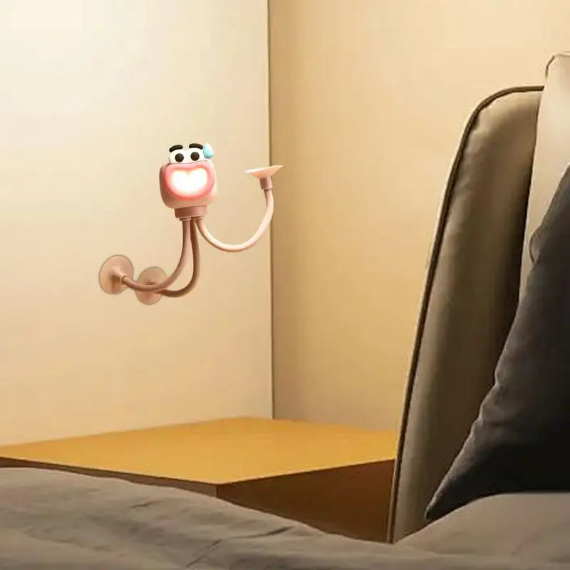 Octopus Night Light For Kids Small Desktop Nightlight Multifunctional Portable Bedside Lamp Funny Creative Night Light Phone