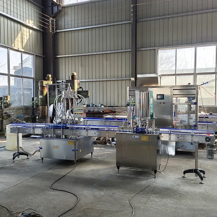 Máquina automática de conservas de suco pequena