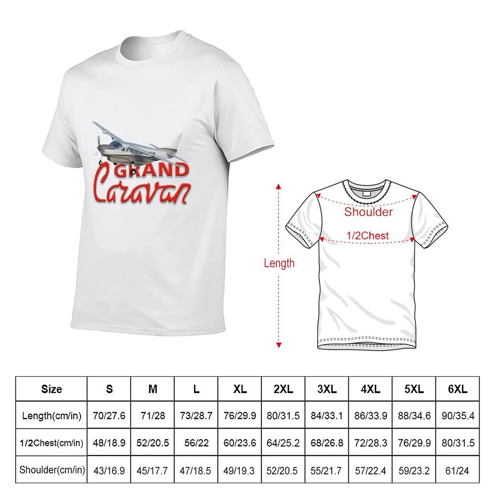 Grand Caravan in flight T-Shirt Funny t-shirts Clothing funny t shirts for men