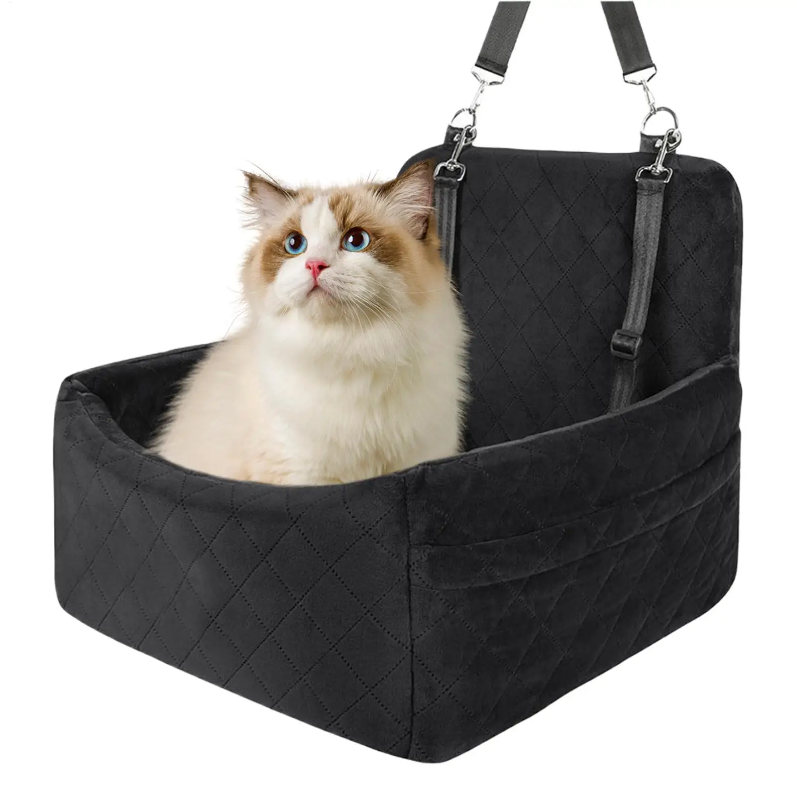 

Dog Car Seat Scratch-proof Non-slip Animals Carrier Detachable Car Seat For Puppies For Truck Sedan Pickup RV Family Road Trip