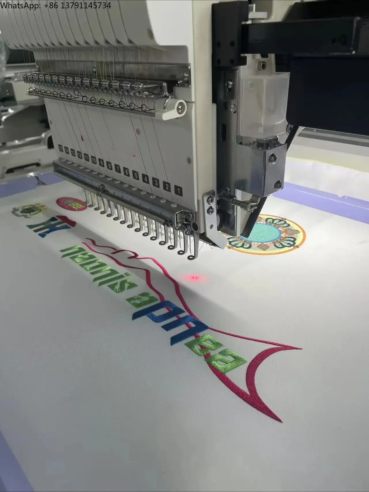 700 Commercial Computerized Embroidery Machine Wholesale Price  for Cap Flat Clothing, Socks, Patches