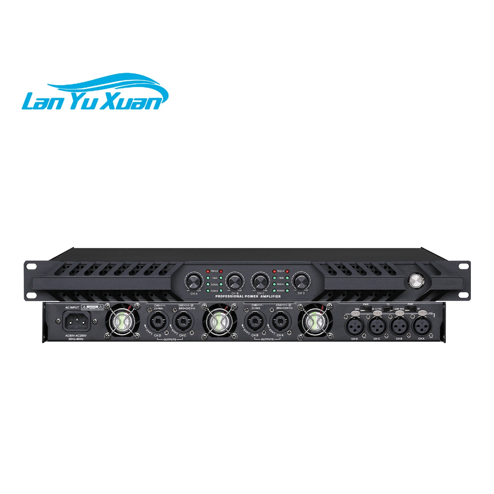 

Professional DP Series 4 Channel High Power Stage Audio Power Amplifier 4*2400W 4*2000W 4*1600W for Perform