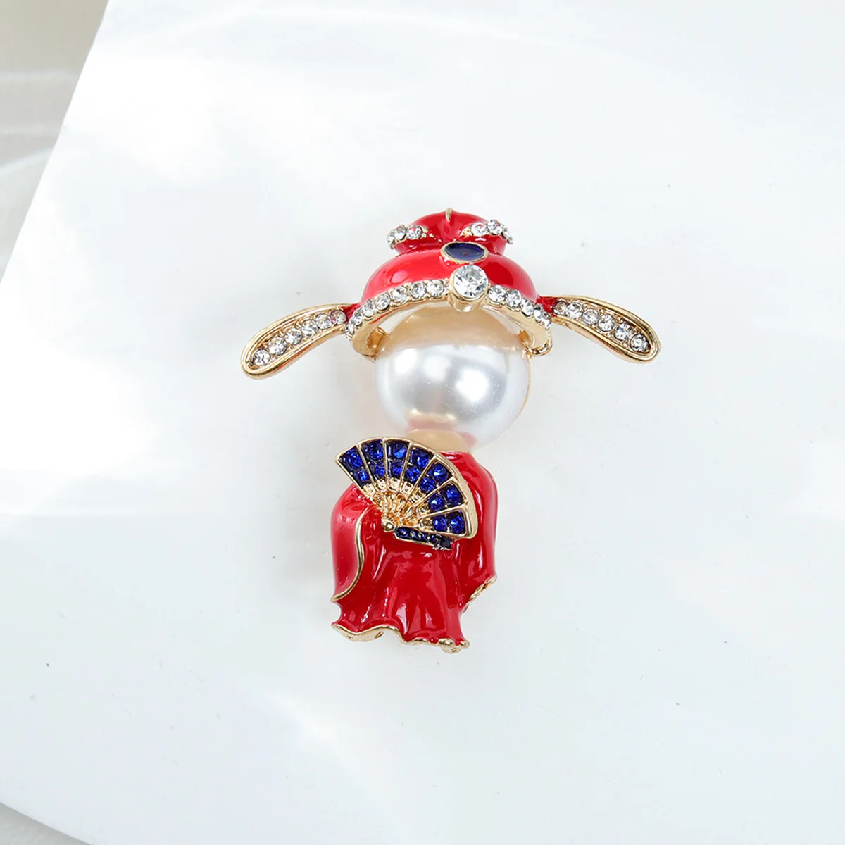 دبوس بروش النمط الصيني الصين شيك تاج الأوبرا الصينية التقليدية دبابيس لتزيين الملابس شارات دبوس المجوهرات