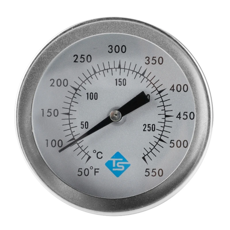 

10-287℃/50-550℉ Oven Thermometers Stainless 5/16UNG Thread Round Dials Temperature Meter for Food Baking Temp Gauge