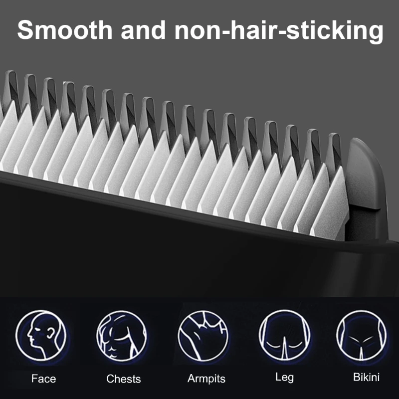 Groin Hair Trimmer Electric Manscape Trimmer for Men Waterproof Trimmer for Pubic/Body/Groin Grooming Body Groomer