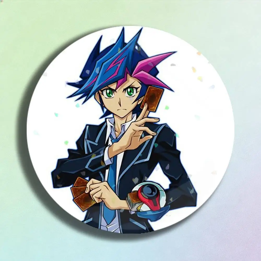 Yu-Gi-Oh! VRAINS Cool Badge Stage Brooches on Backpack Clothes Handmade Round Enamel Pins for Jewelry Gift Bag Accessory