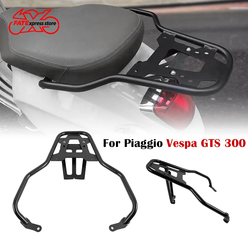 

For Piaggio Vespa GTS 300 Rear Luggage Rack Shelf Carrier Case GTS300 Motorcycle Accessories Rear Bracket Support Holder Plate