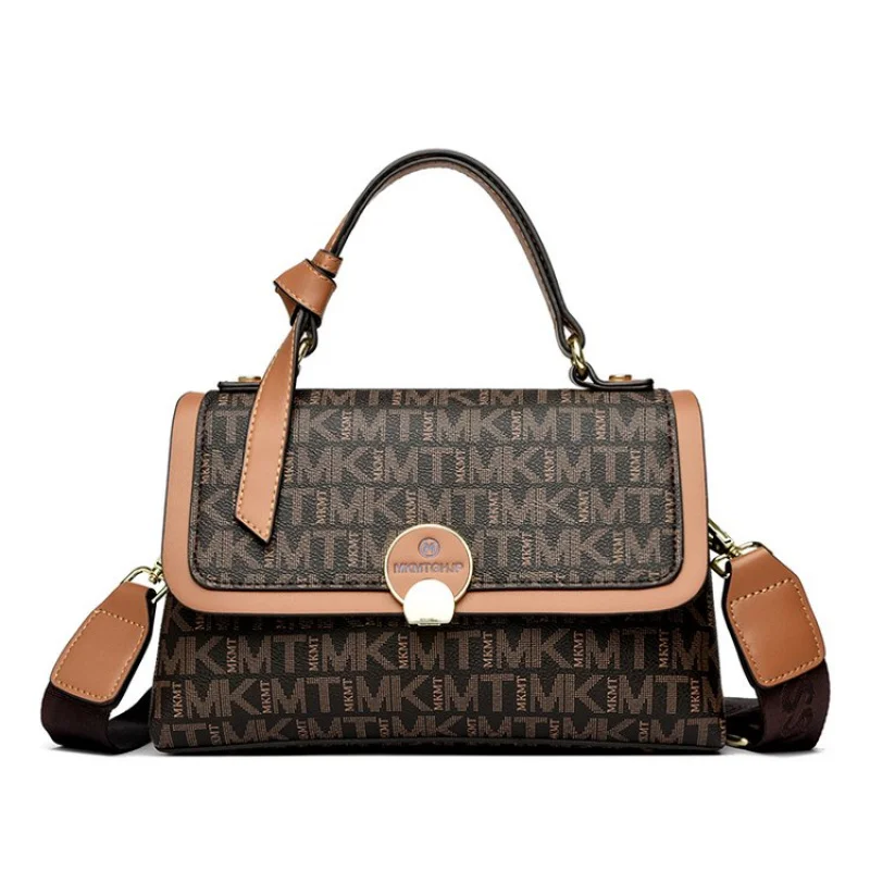 

Elegant Women's Handbag Leather Crossbody Messenger Bag Shoulder Strap Luxury Brand By Famous Designer