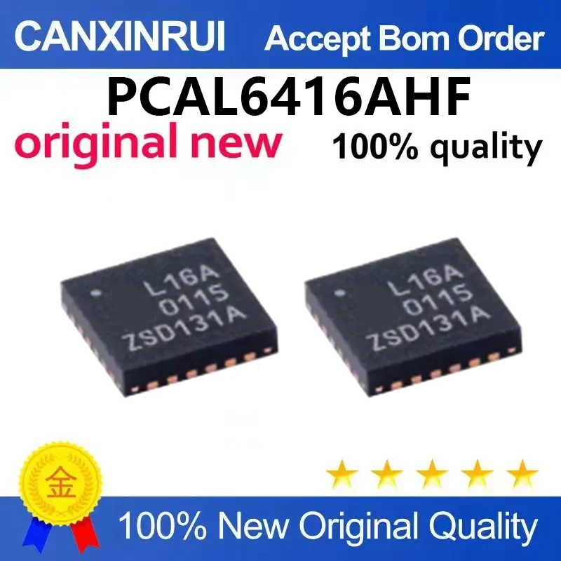 （5pcs-100pcs）PCAL6416AHF silk screen L16A patch QFN24 interface I/O extender chip IC