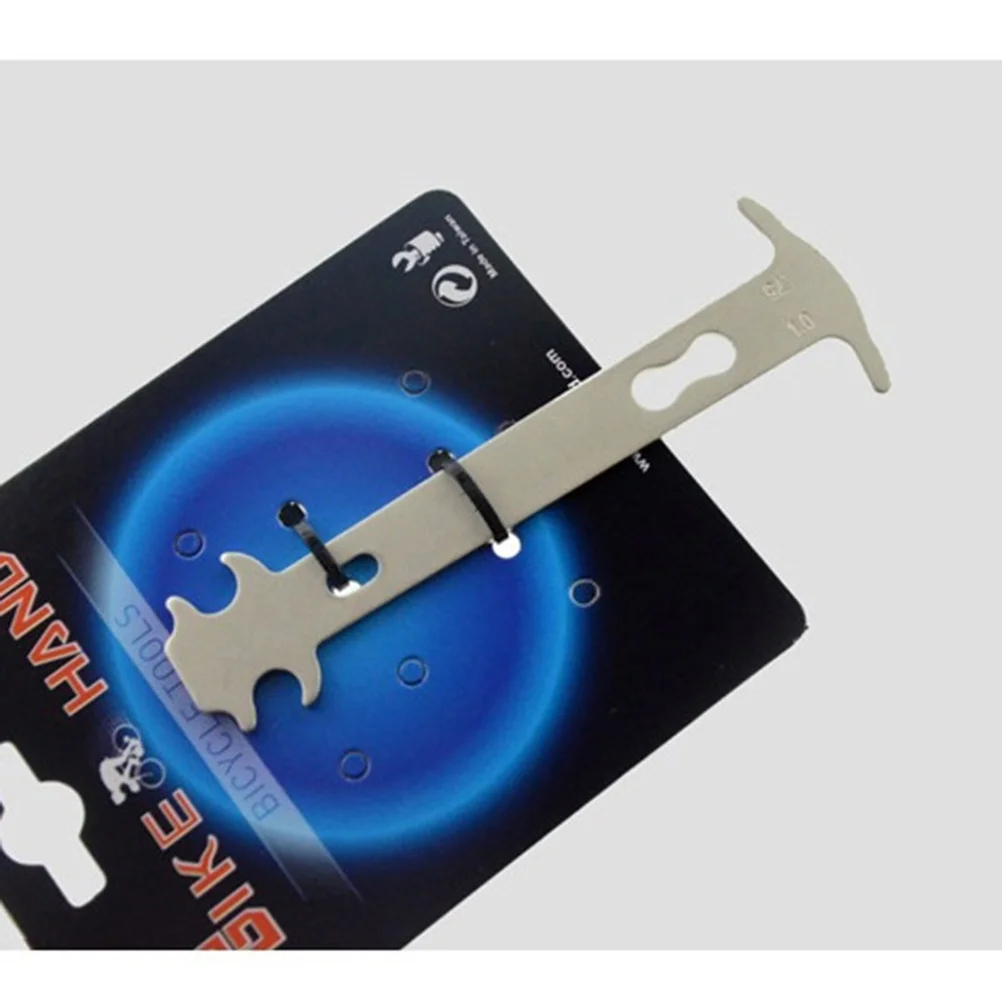 

Bike Chain Checker Carbon Steel Durable Anti-Rust Road Bike Chain Wear Indicator Measuring Tool Gauge Repair Silver