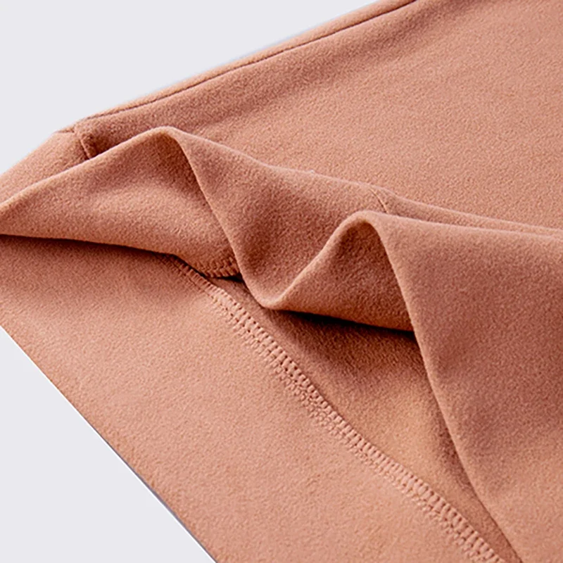 Male Loose Fit Crew Neck Long Sleeve Shirt Soft Thermal Knit Decorative Line On Sleeves Everyday Basic Wear view 6
