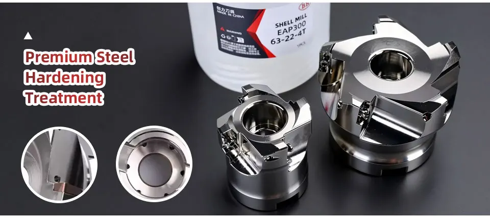 BB Shell Mill Wendeschneidplattenfräser BAP 300 BAP 400 APMT 1135 1604 FMB Fräswerkzeug – Detail 5
