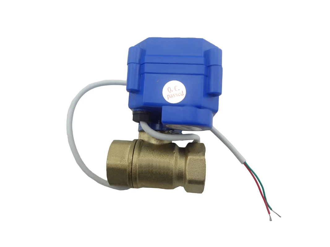 

Misol / 1pcs motorized ball valve G1/2" DN15 (reduce port) 2 way 12VDC CR04, electrical valve