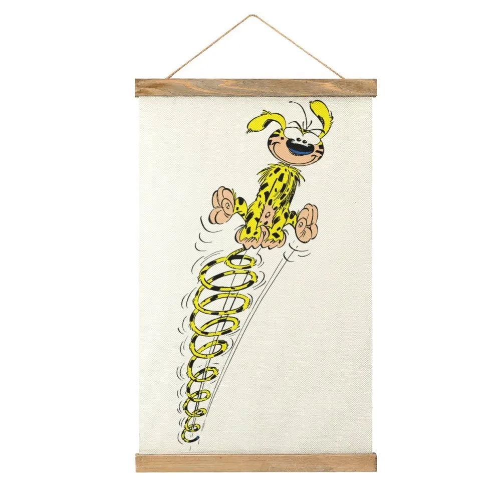 

Vintage Marsupilami Spring Light Blue Classic Y Canvas Hanging Picture Picture Hanging Nerd Bar Painting Style Hang Pictures