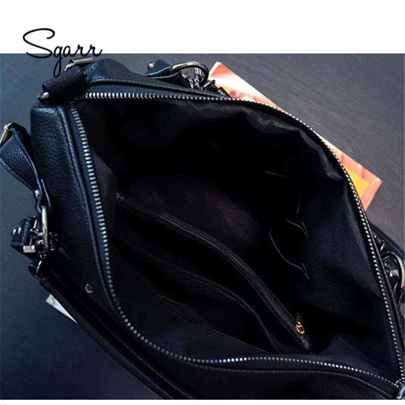 Luxury Pu Leather Handbags Shoulder Bags High Quality Ladies Big Shoulder Messenger Bags Fashion Female Rivet Tote Travel Bag