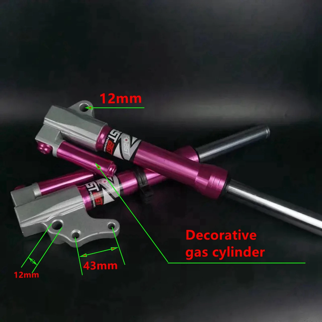 27-33 core 360mm 400mm Motorcycle Front Fork Front Shock Absorber Universal For Yamaha Scooter Cygnus-X BWS RSZ JOG Niu N1S NQI