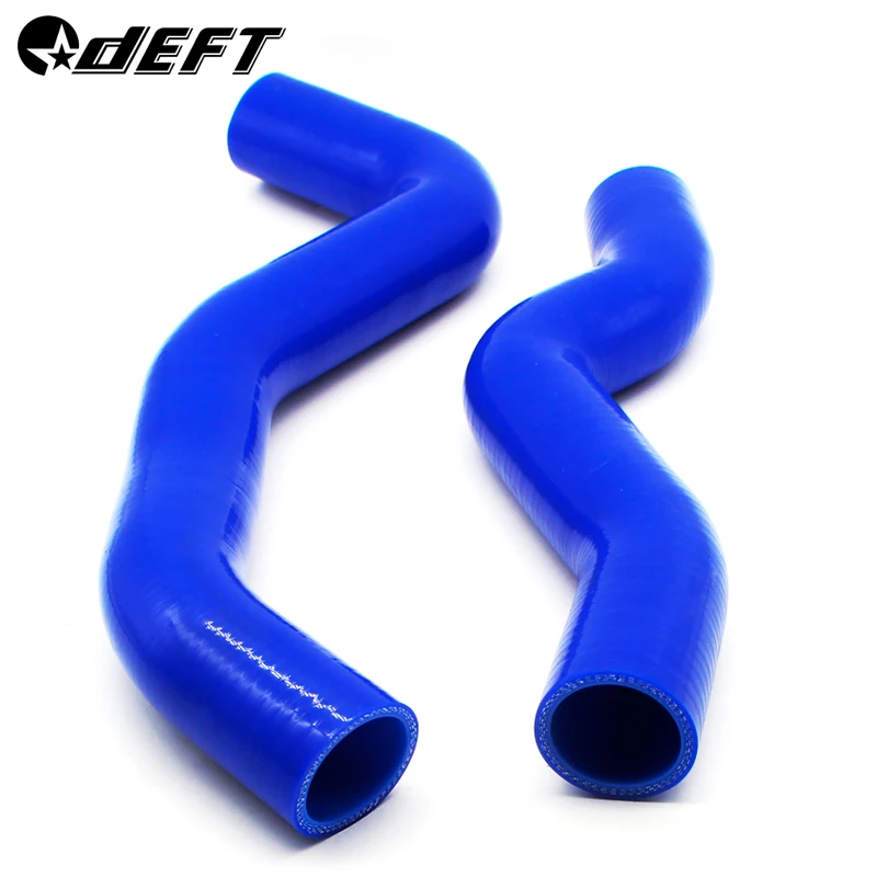 Kit de tuyaux de radiateur en silicone DEFT Auto pour Mitsubishi Lancer Evolution EVO6 CP9A 4G63, épaisseur 4,5 mm