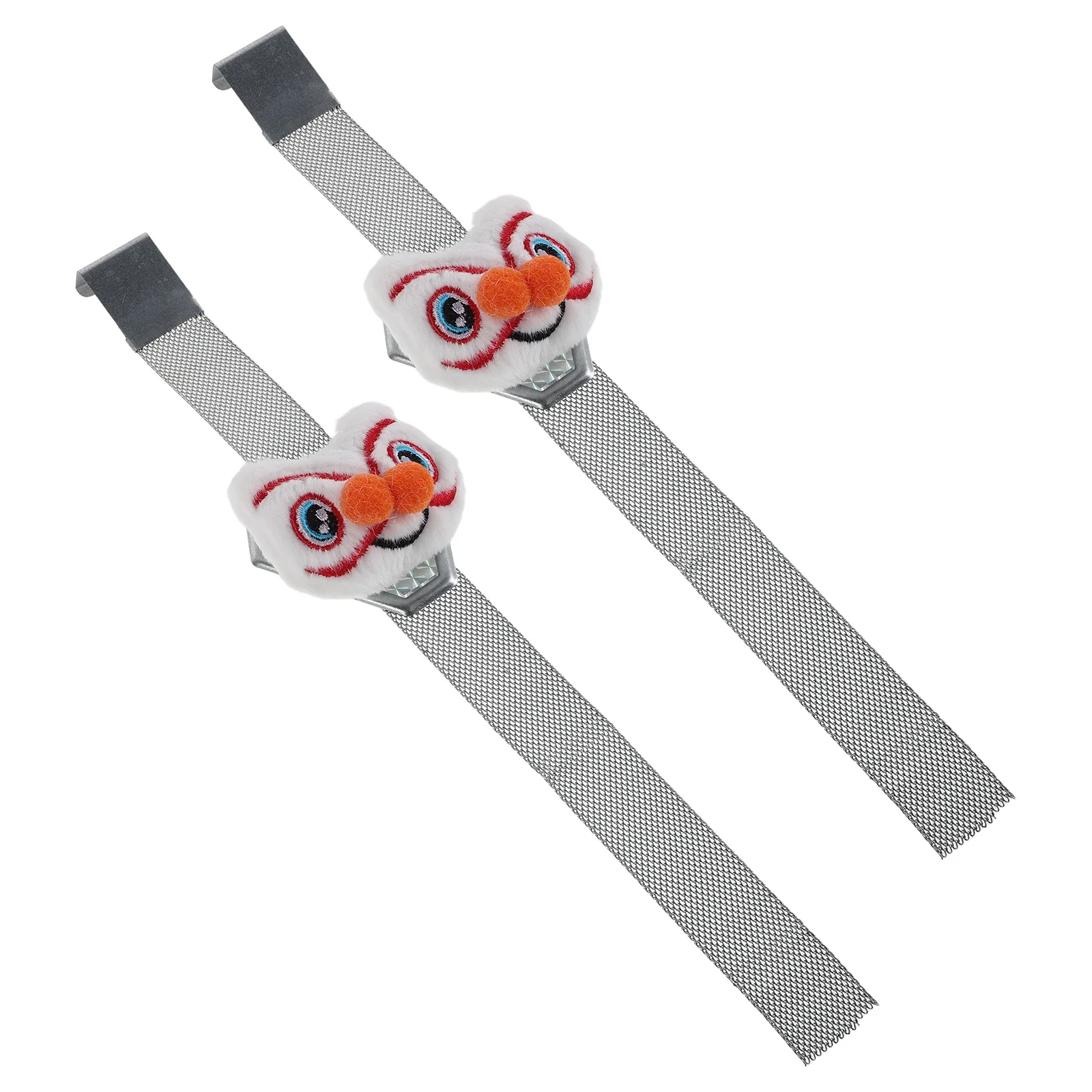 

2Pcs Lion Pattern Car Anti-Static Strip Universal Vehicle Grounding Strap Static Electricity Discharge Belt Automotive Dust