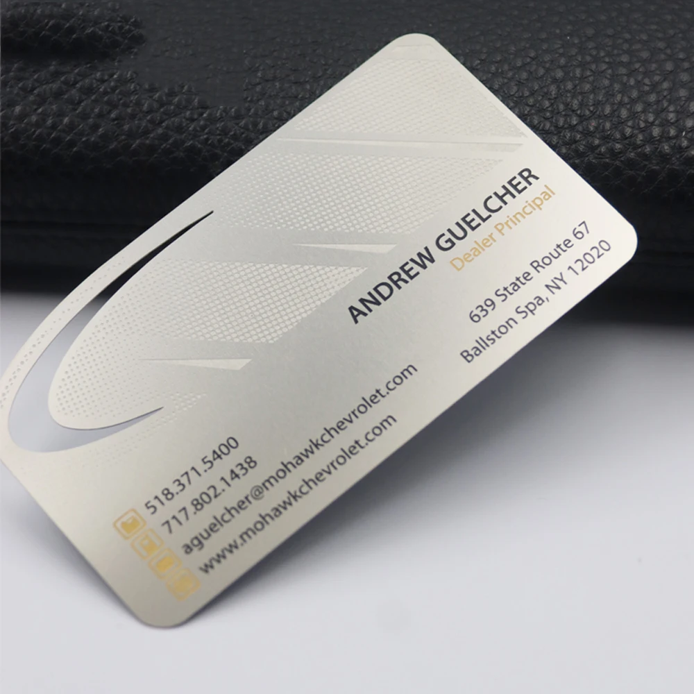 Customized query 2025 Customizable Business Gift Companies Advertisement Durable Metal Visit Cards With Free Personalized Name D