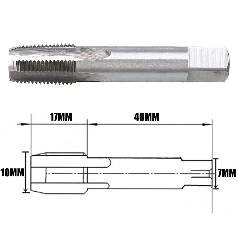 1/8 - 27 HSS NPT Taper Pipe Tap 1/8 - 27 TPI HSS Taper Pipe Tap Standard High-Speed Steel Thread Tap Repair Work Tool Hand-Tools