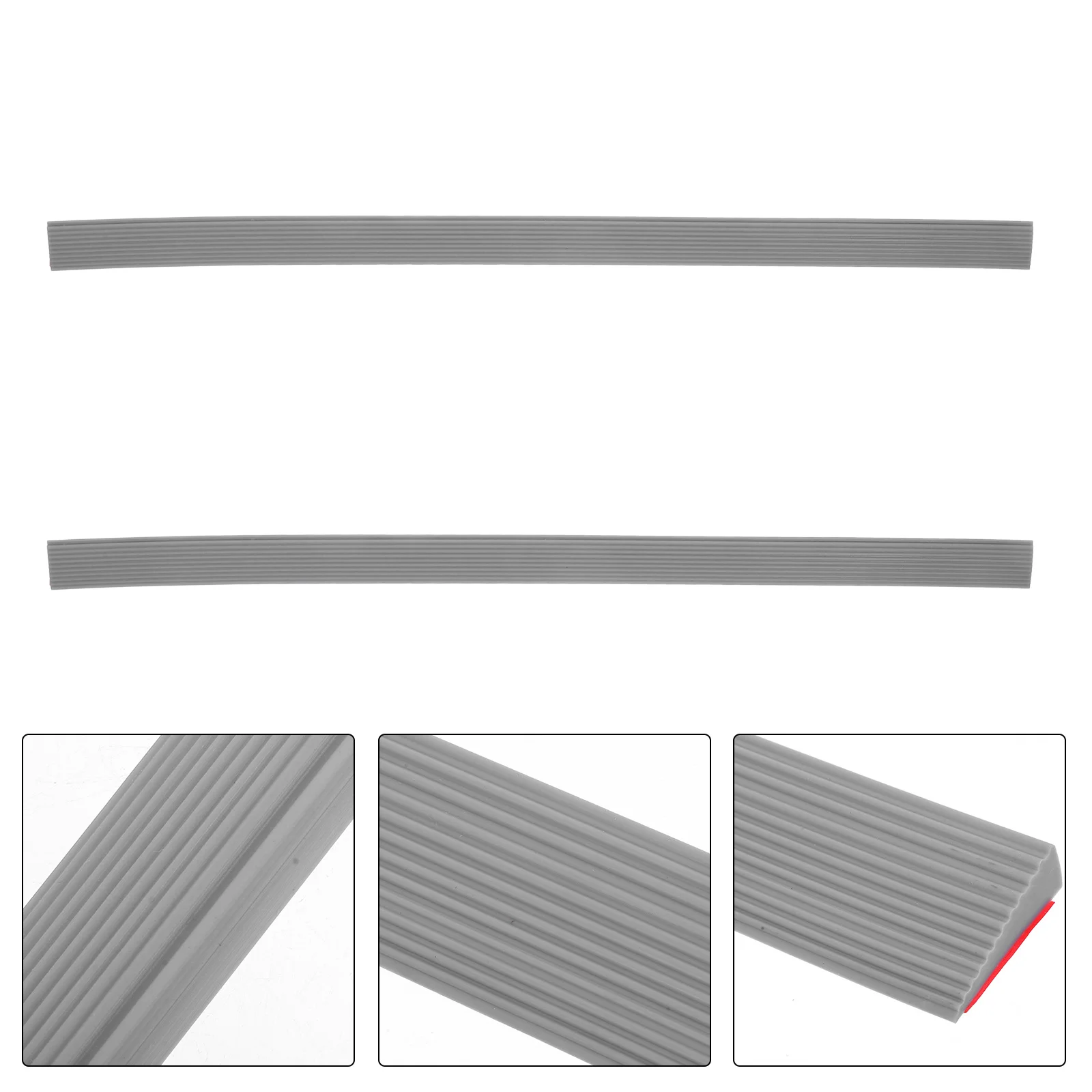 

2Pcs Vacuum Cleaner Ramp Mat Threshold Slope Pad for Doorways Wheelchair Easy Passage Intelligent Cleaning Threshold Ramp