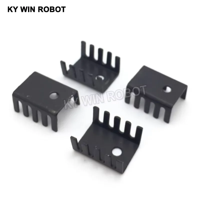 10PCS schwarz 15*10*20MM Triode Kühlkörper 10*15*20MM TO-220 TO220 Transistor Aluminium Kühler Kühlkörper Kühler Kühlung 20*15*10MM