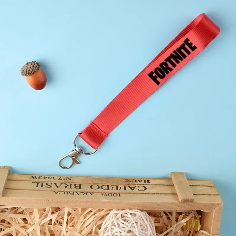 Fortnite Kids Mobile Phone Hang Rope Keychain Pendant Hang Buckle Kids Key Chain