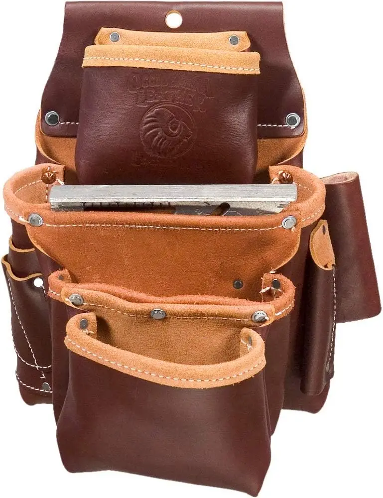 Leather 5062 4 Pouch Pro Fastener Bag