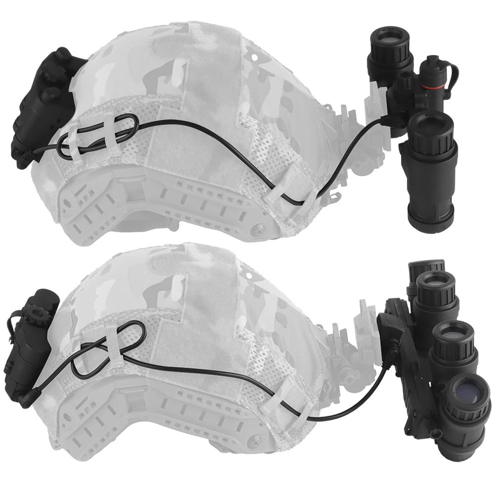 Night Vision Device Dummy Model,AN/PVS31 Dual Tube Binocular,GPNVG 18 Goggles,L4G24  NVG Mount,Fast High Cut Helmet Hunting Gear