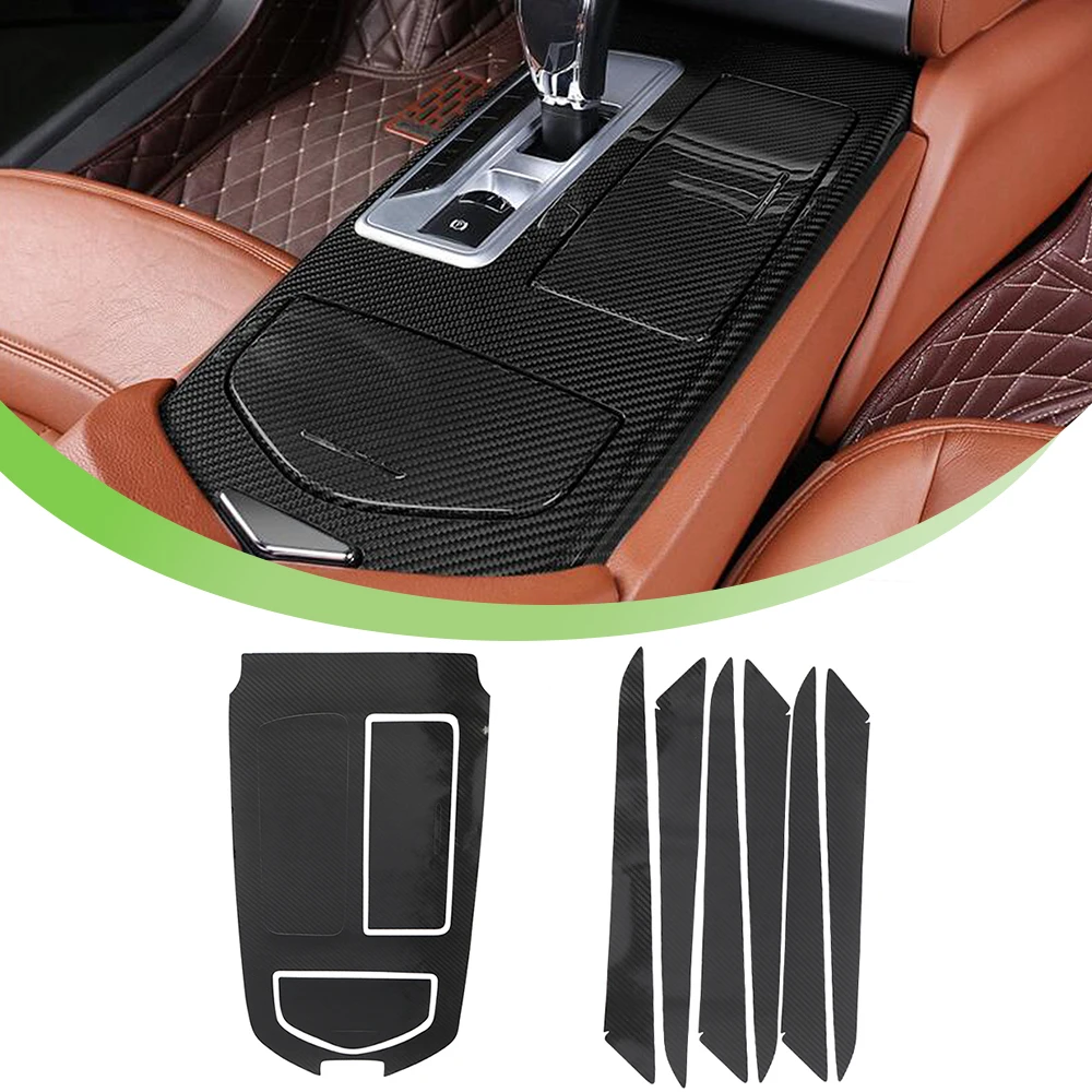 Door Panel Gear Shift Decoration Sticker 5D High-End Version Only for Maserati Ghibli 2014 2015 2016 2017 Interior Accessories