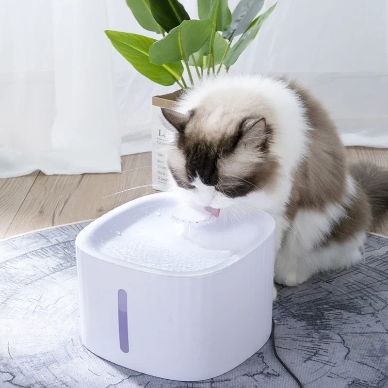 Mute Cat Fountain Cat Water Dispenser 3L Automatic Pets Water Feeder Bottle Dog Water Dispensers Cat Water Fountain Feeders CATs