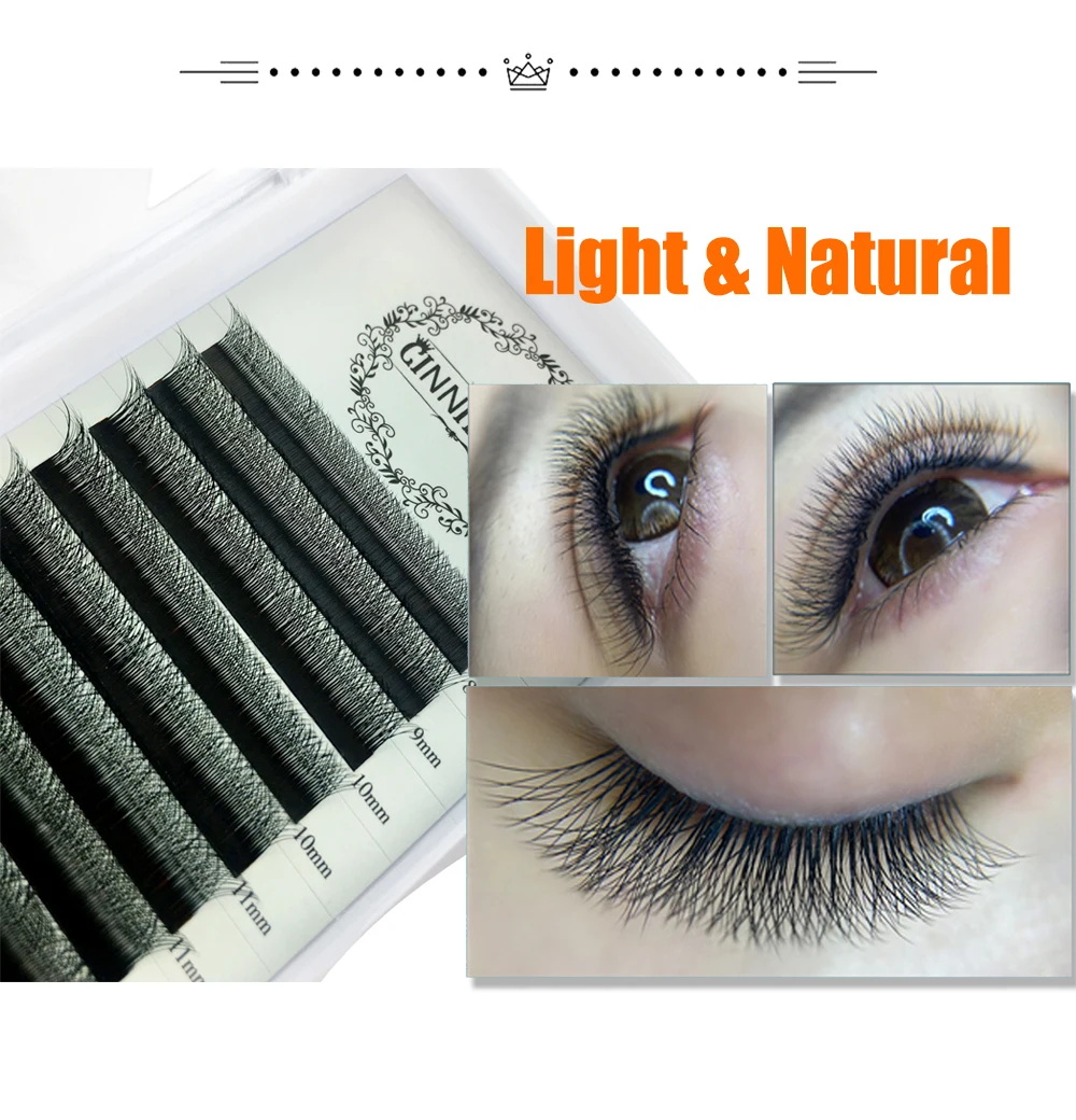 Cilios 3D W Wimpernverlängerungszubehör, 4D W Y-förmige Wimperncluster, vorgefertigte Volumenfächer, natürlicher Nerz, individuelle Bündel, Locken C/D – Detail 5