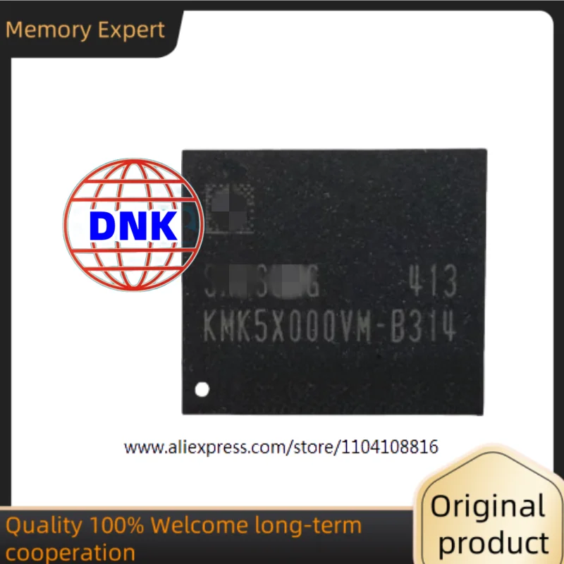 KMK5X000VM-B314 KMK7X000VM-B314 KMK5W000VM-B312 KMKNW000VM-B312 KMK7W000VM-B312, 오리지널 8GB 8 + 1 BGA162emcp 글꼴 IC, 신제품