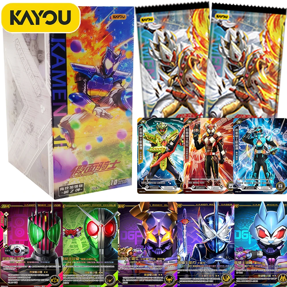 

KAYOU Original Kamen Rider Collection Cards Action Adventure Animation Popular Classic Characters Competitive Duel Cards Gifts