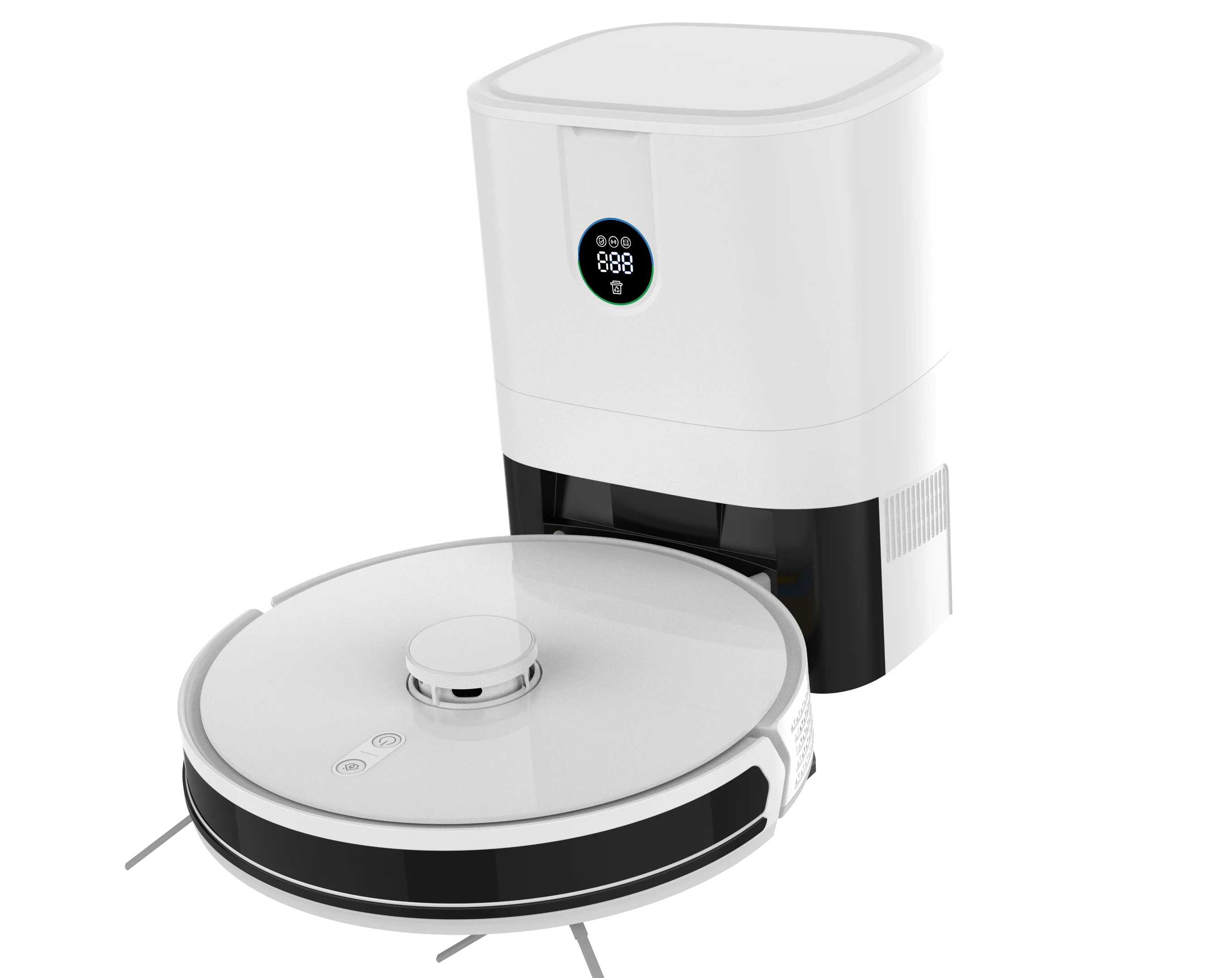 

STLF LIECTROUX AT901 LDS Robot Vacuum Cleaner With Self Dust Emptying Station