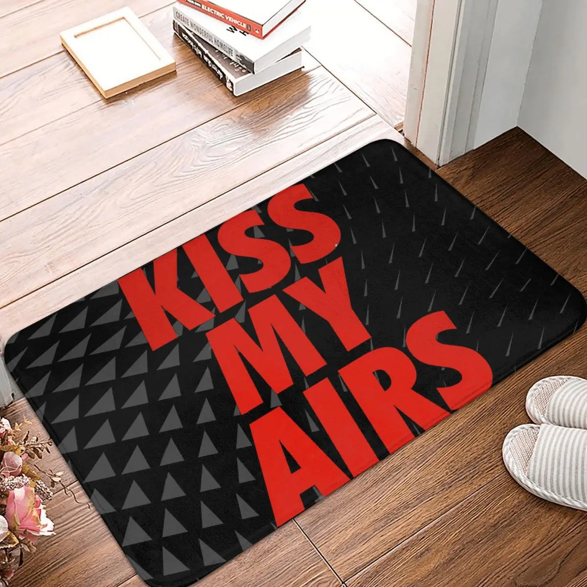 

Коврик для ванной Kiss My Air, коврик для кроссовок, наголовник, ГИП, красный, черный, Придверный коврик, кухонный ковер, коврик для входной двери, украшение для дома